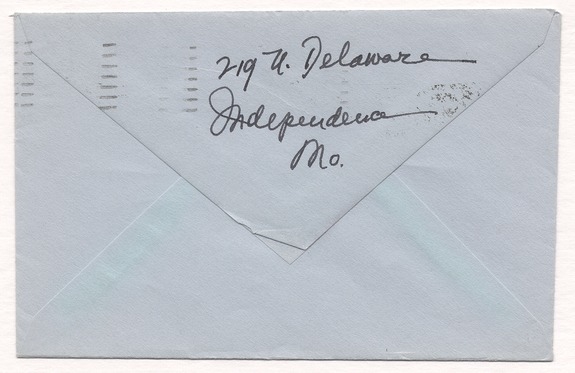 Note from Bess Truman to Martha Ann Swoyer