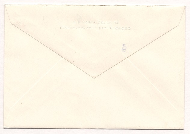 Letter from Bess Truman to Martha Ann Truman