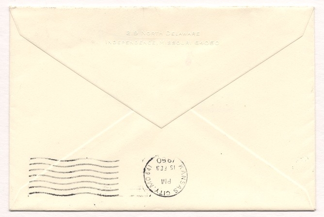 Letter from Bess W. Truman to Jim & Martha Ann Swoyer