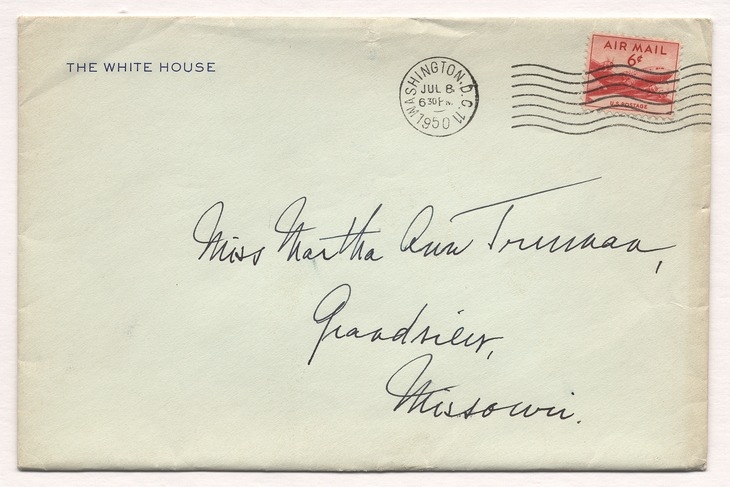 Letter from President Harry S. Truman to Martha Ann Truman