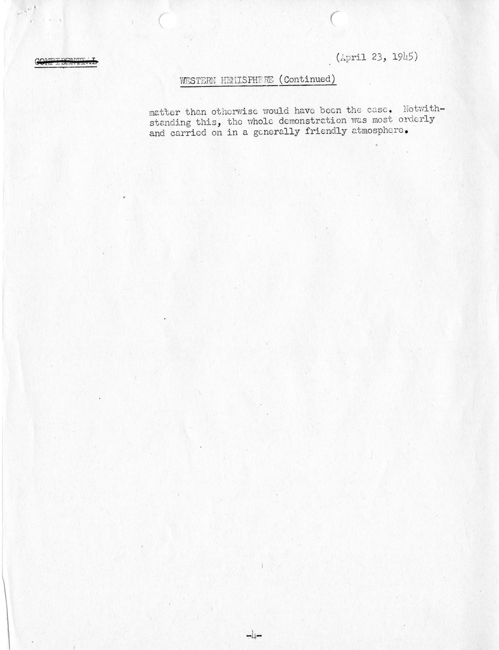 Brief of Telegrams of the Department of State Prepared by Division of Naval Intelligence