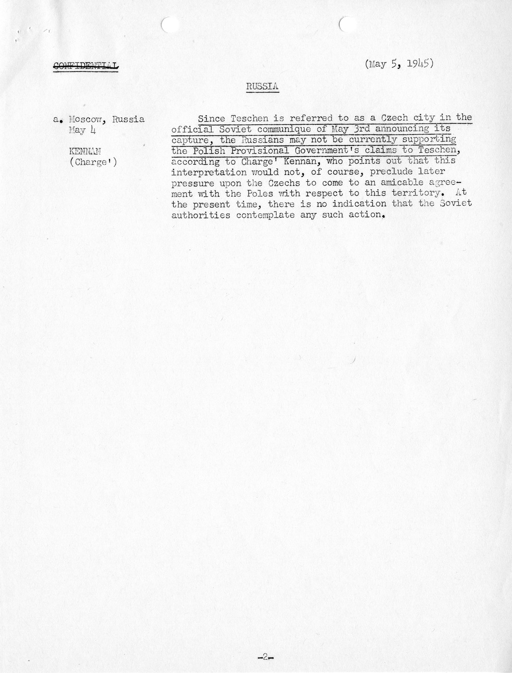 Brief of Telegrams of the Department of State Prepared by Division of Naval Intelligence