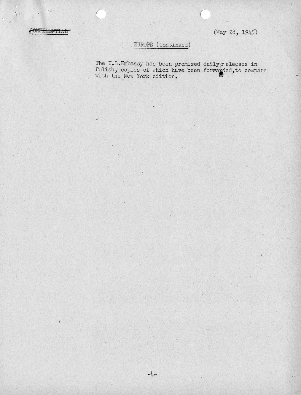 Brief of Telegrams of the Department of State Prepared by Division of Naval Intelligence
