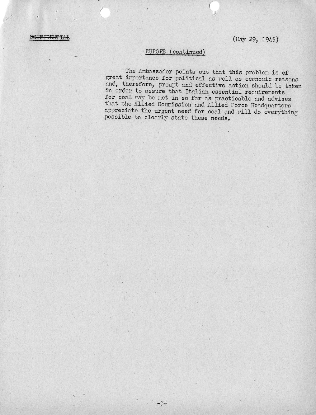 Brief of Telegrams of the Department of State Prepared by Division of Naval Intelligence