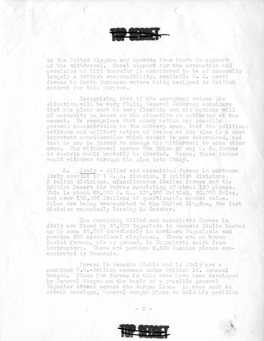 Memorandum from The Joint Chiefs of Staff to President Harry S. Truman