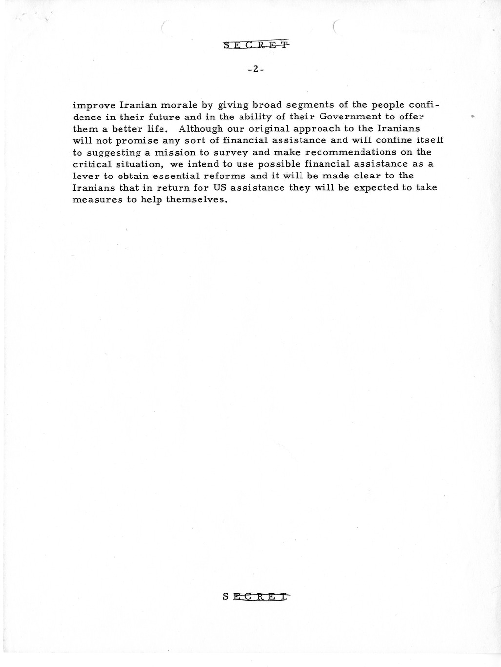 Memorandum, State Department Summary of Telegrams
