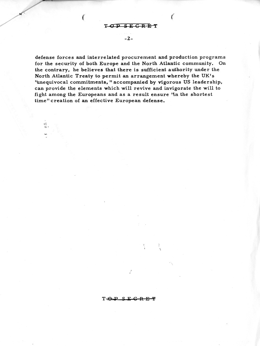 Memorandum, State Department Summary of Telegrams [Sanitized]