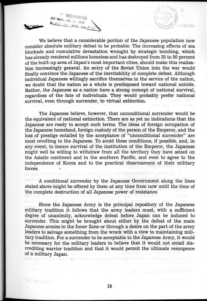 C.C.S. 643/3 - Estimate of the Enemy Situation