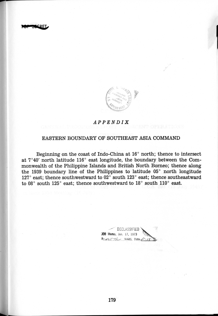 C.C.S. 892/2 - Directive to the Supreme Allied Commander, Southeast Asia