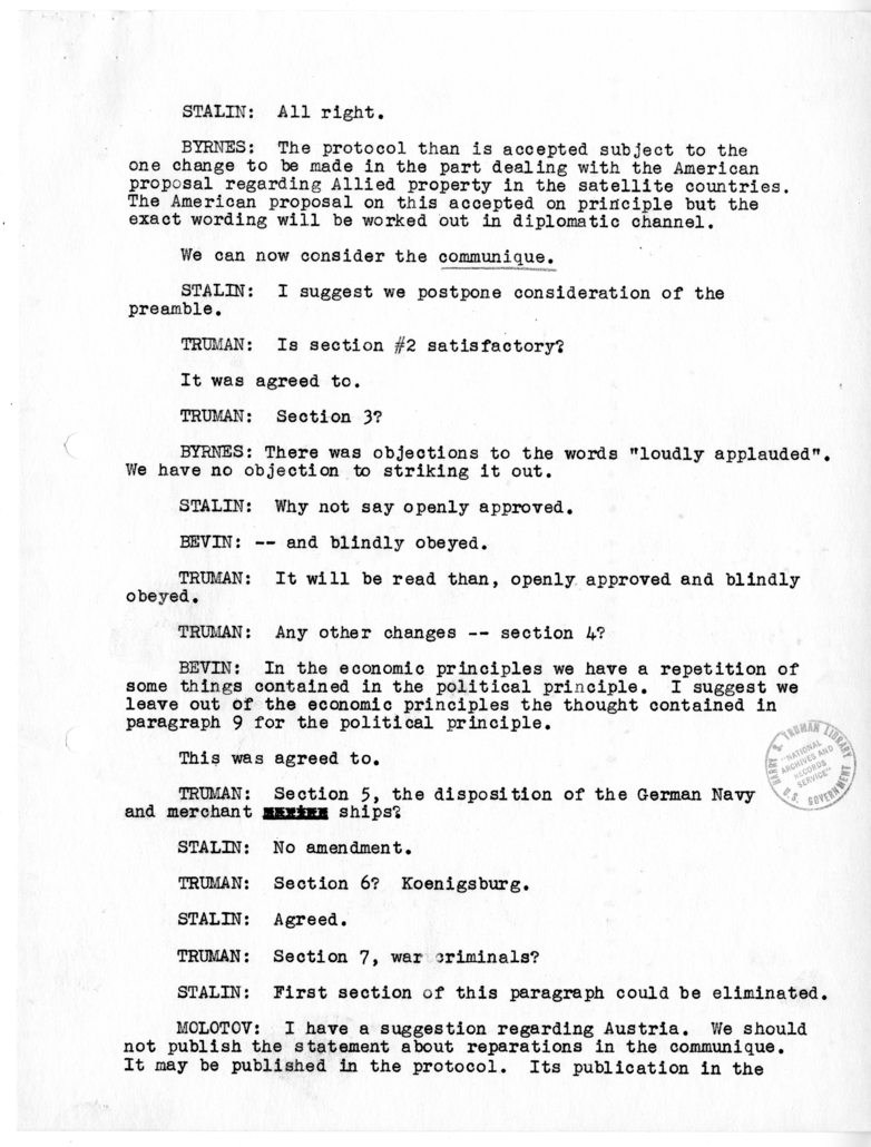 Minutes of the Twelfth and Thirteenth Meetings of Heads of Government