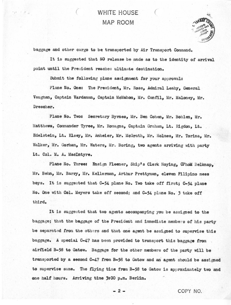 Memorandum from James J. Rowley to George C. Drescher