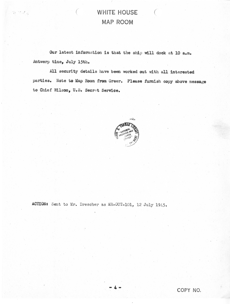 Memorandum from James J. Rowley to George C. Drescher