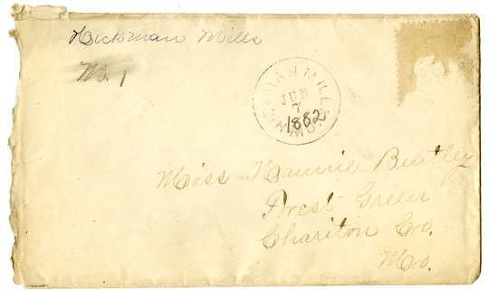 Letter from Mary Martha Truman to Nancy Bentley