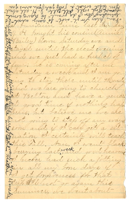 Letter from Mary Martha Truman to Nancy Bentley