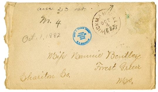 Letter from Mary Martha Truman to Nancy Bentley