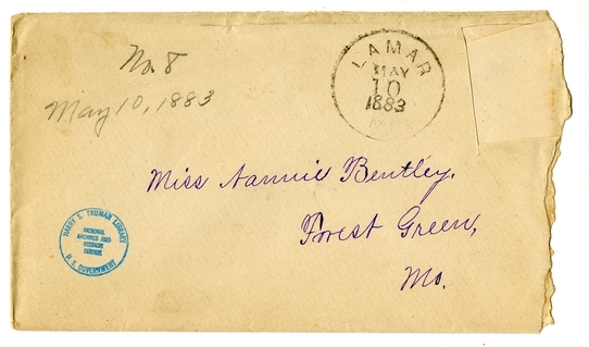 Letter from Mary Martha Truman to Nancy Bentley