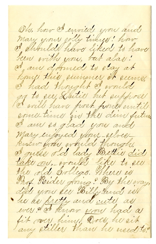 Letter from Mary Martha Truman to Nancy Bentley