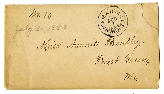 Letter from Mary Martha Truman to Nancy Bentley