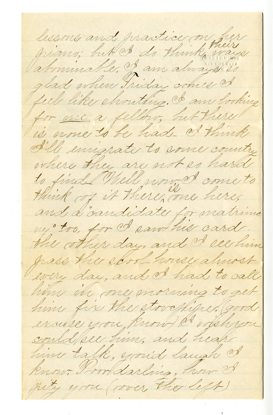 Letter from Mary Martha Truman to Nancy Bentley