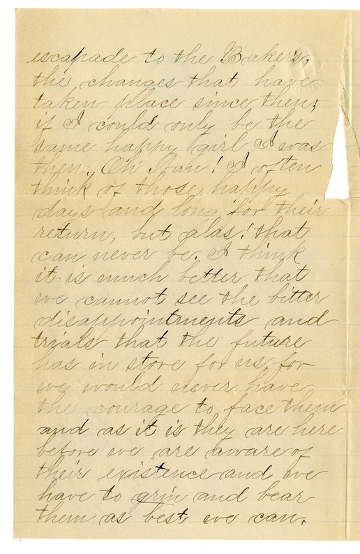 Letter from Mary Martha Truman to Nancy Bentley