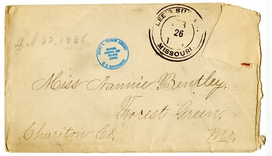 Letter from Mary Martha Truman to Nancy Bentley