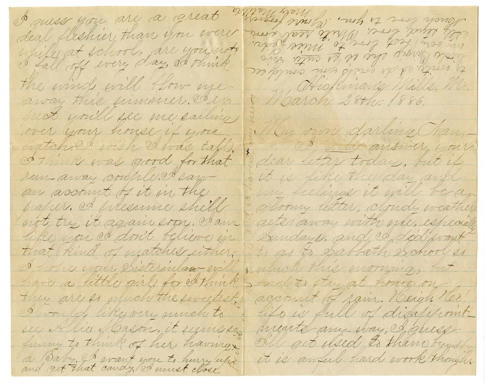 Letter from Mary Martha Truman to Nancy Bentley