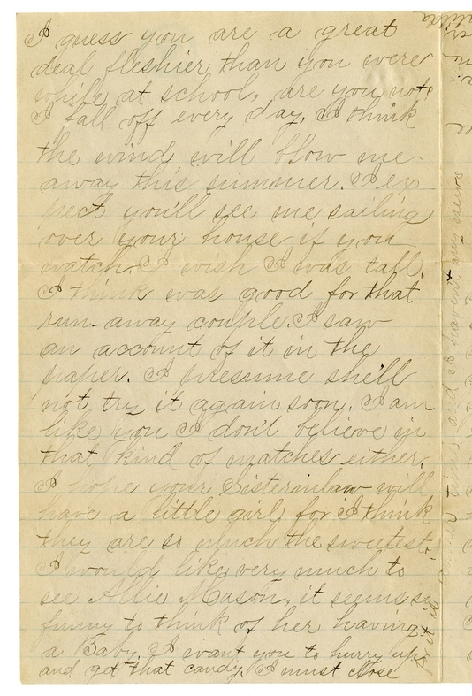 Letter from Mary Martha Truman to Nancy Bentley