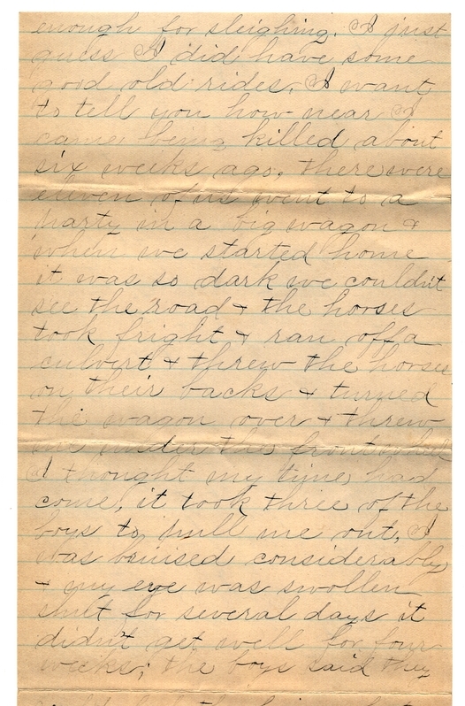 Letter from Mary Martha Truman to Nancy Bentley