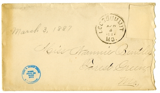 Letter from Mary Martha Truman to Nancy Bentley