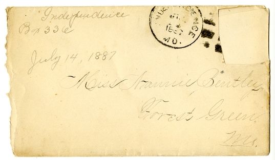 Letter from Mary Martha Truman to Nancy Bentley