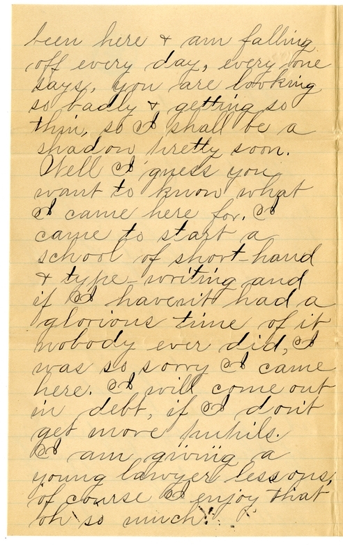 Letter from Mary Martha Truman to Nancy Bentley