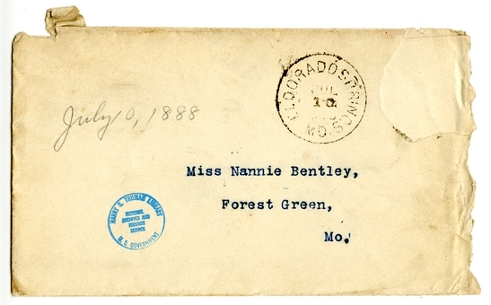 Letter from Mary Martha Truman to Nancy Bentley