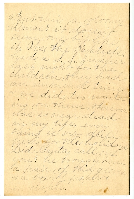 Letter from Mary Martha Truman to Nancy Bentley