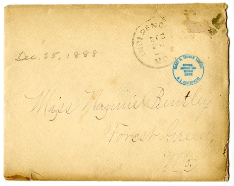 Letter from Mary Martha Truman to Nancy Bentley