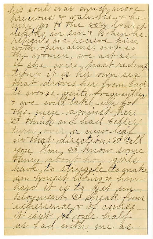 Letter from Mary Martha Truman to Nancy Bentley