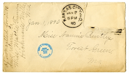 Letter from Mary Martha Truman to Nancy Bentley