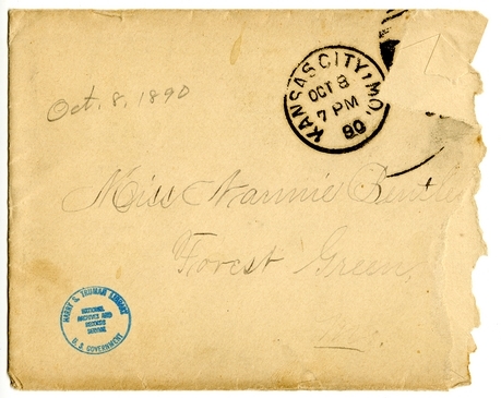 Letter from Mary Martha Truman to Nancy Bentley