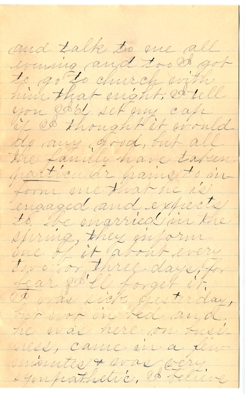 Letter from Mary Martha Truman to Nancy Bentley