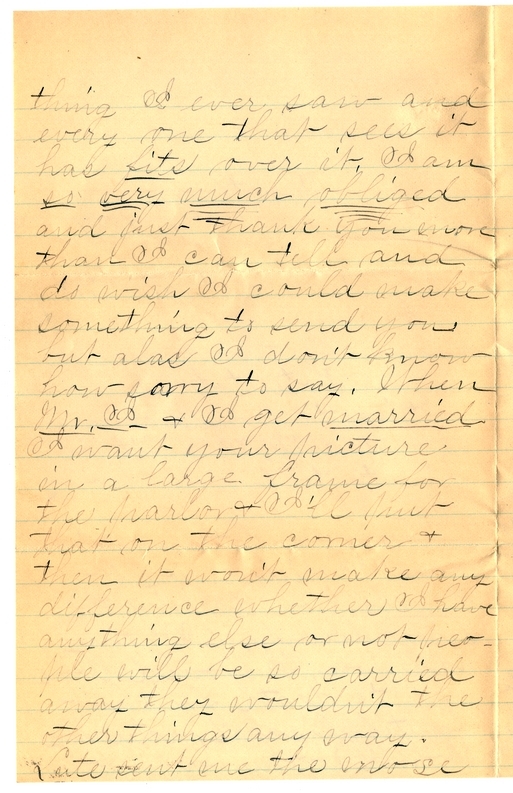 Letter from Mary Martha Truman to Nancy Bentley