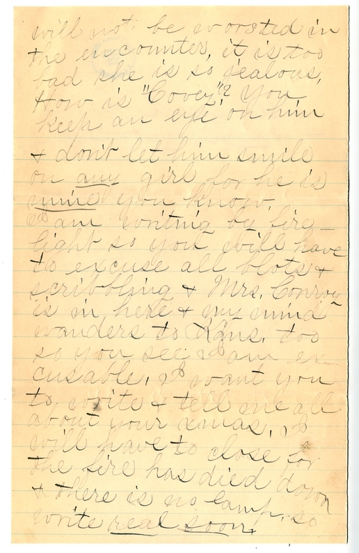 Letter from Mary Martha Truman to Nancy Bentley