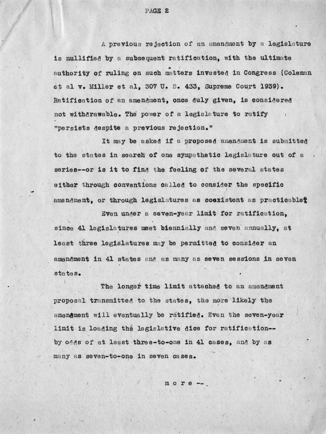 Letter from Clarence A. Berdahl to Daniel F. Clancy, with Attachment