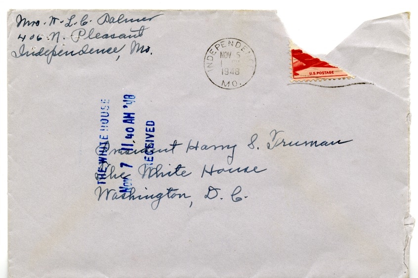 Correspondence Between President Harry S. Truman and Ardelia Palmer