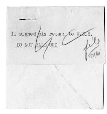 Correspondence Between President Harry S. Truman and C. B. Lister with Related Material