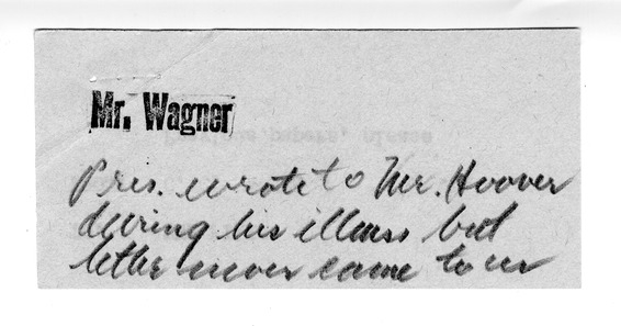 Correspondence Between President Harry S. Truman and J. Edgar Hoover