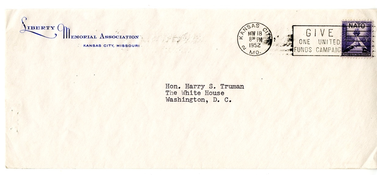 Letter from Arthur C. Wahlstedt to President Harry S. Truman with Reply from Matthew J. Connelly