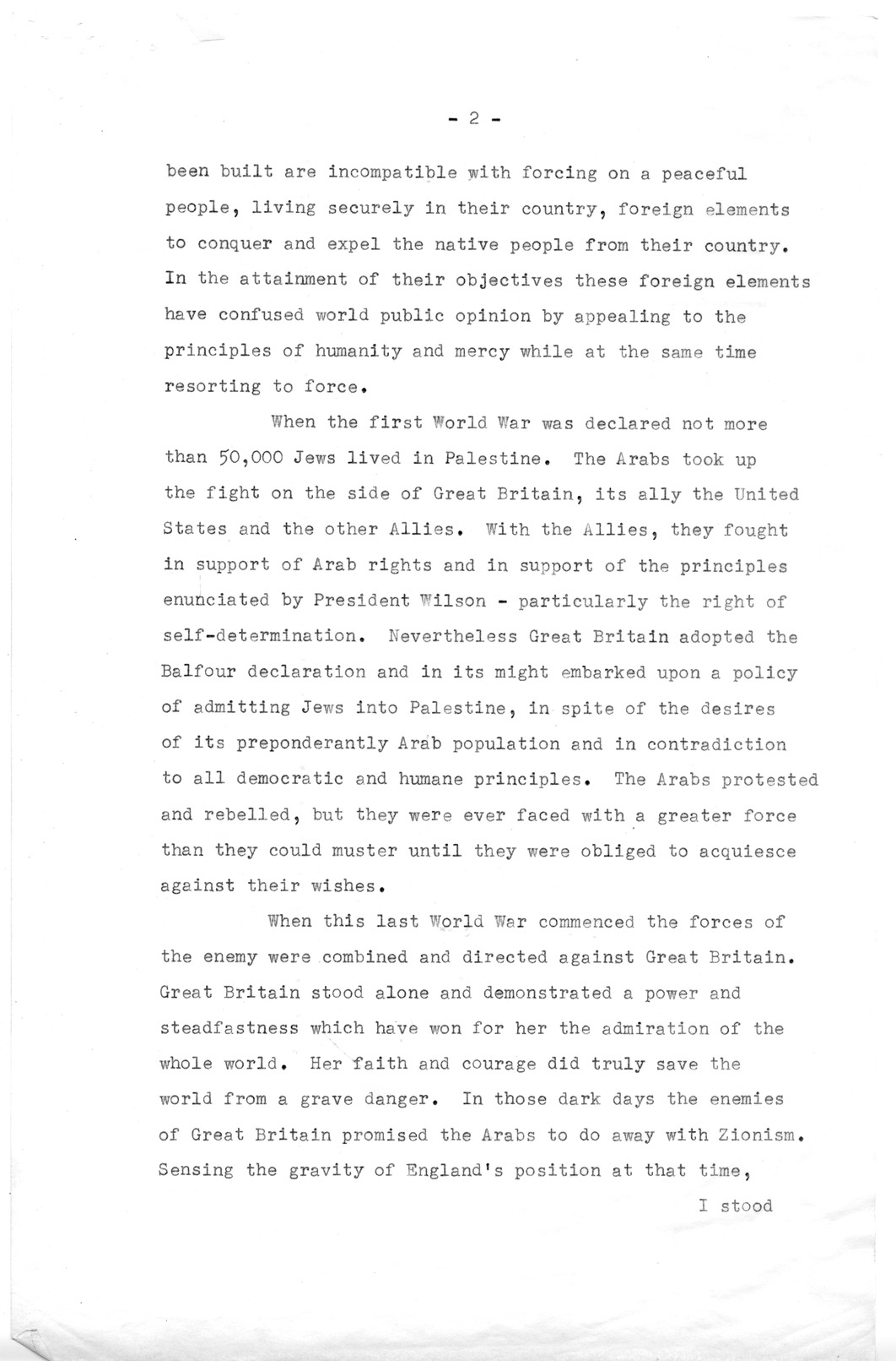 Correspondence Between President Harry S. Truman and King Ibn Saud of Saudi Arabia