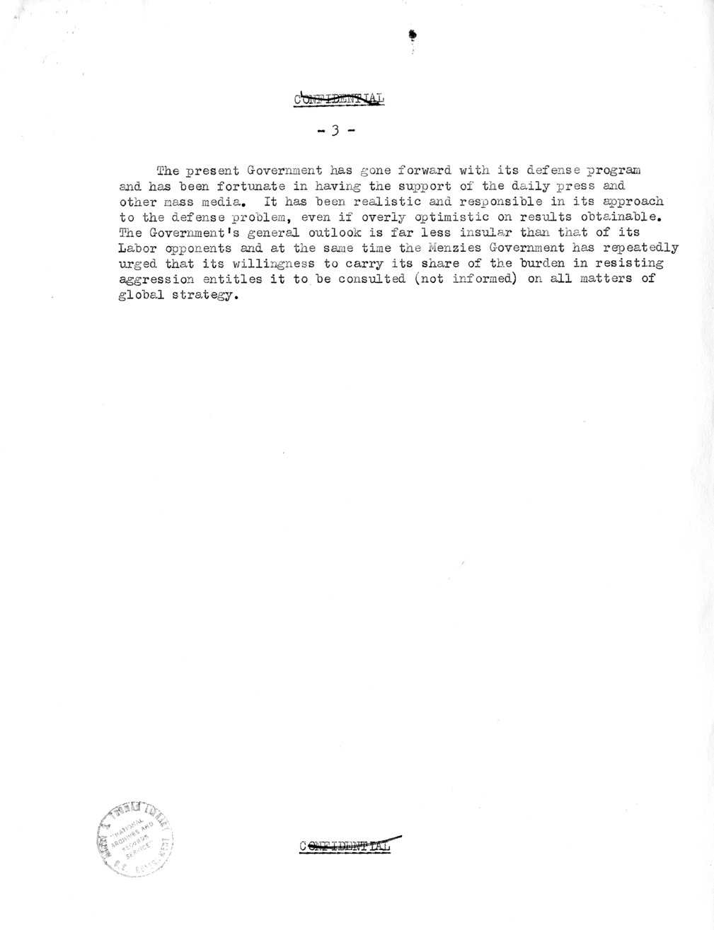 Memorandum for the President from Dean Acheson with attachments