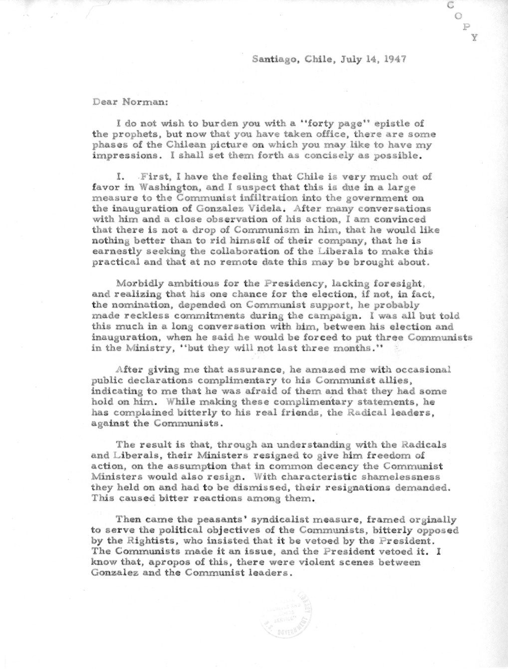 Memorandum from President Harry S. Truman to Secretary of the Treasury John Snyder, with Attachment