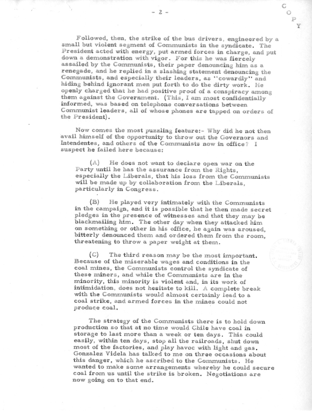 Memorandum from President Harry S. Truman to Secretary of the Treasury John Snyder, with Attachment