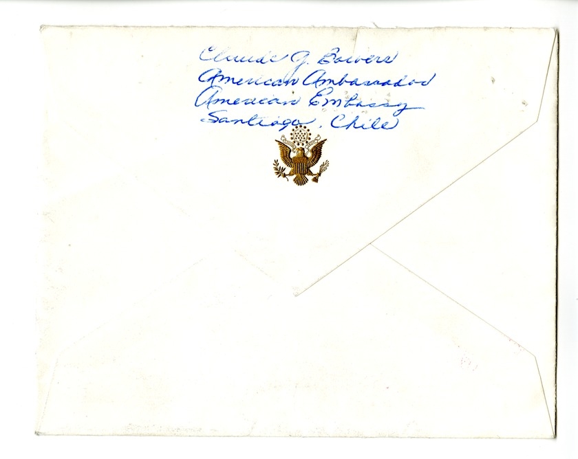 Correspondence Between Ambassador Claude Bowers and President Harry S. Truman, with Attachment